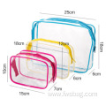 Customized transparent wash bag multi-function cosmetic bag